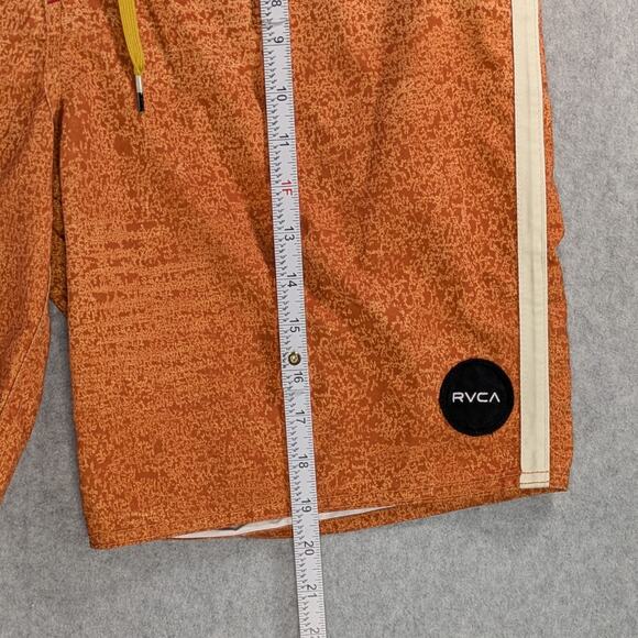 RVCA Two Tone Board Shorts Orange Blue Men’s Size 34 - Picture 9 of 11